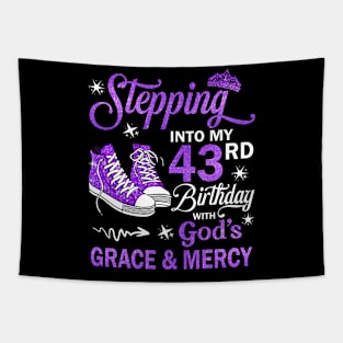 Stepping Into My 43rd Birthday With God's Grace & Mercy Bday Tapestry