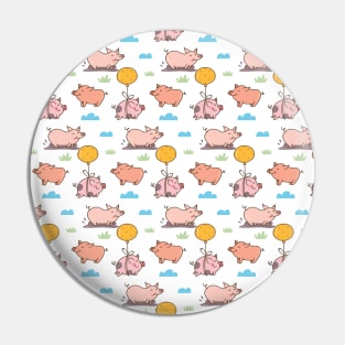 Lovely Pig Pattern Pin