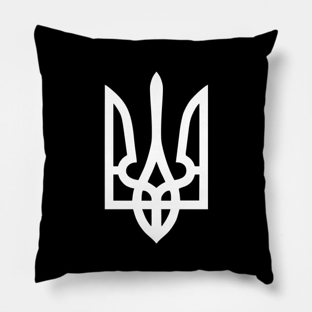 Ukraine Trident Pillow by Yasna
