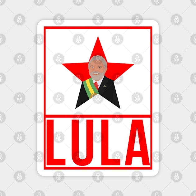 Lula 2022 Brazil Presidential Election Magnet by DiegoCarvalho