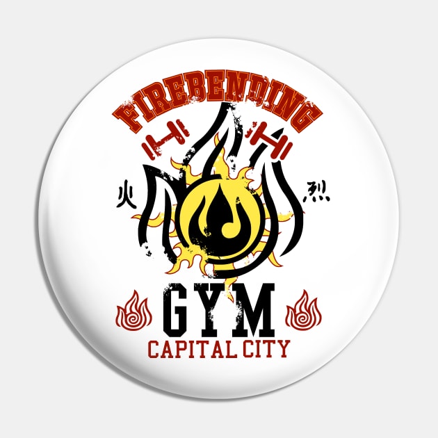 Firebending Gym Pin by Silentrebel