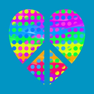 Pop Art Peace and Love T-Shirt