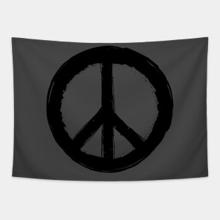 Vintage Peace Sign in tie dye or solids Tapestry