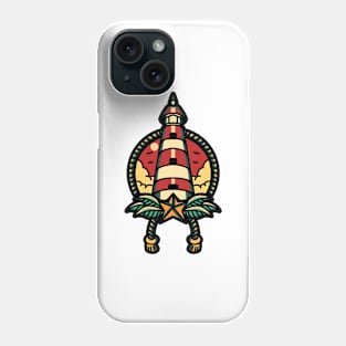 the oldschool lighthouse Phone Case