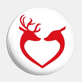 Reindeers Love Pin