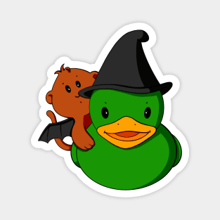 Wicked Witch Rubber Duck Magnet