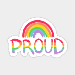 Proud Rainbow Magnet