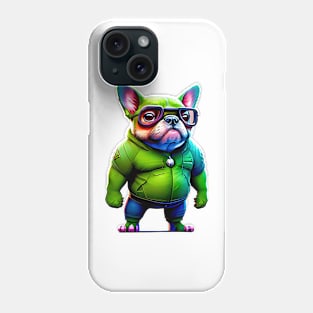 Frenchie in Fun Monster Attire Version 2 Phone Case