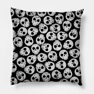 Pile Of Skulls Pillow