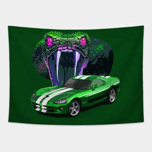 Viper Greeen Tapestry