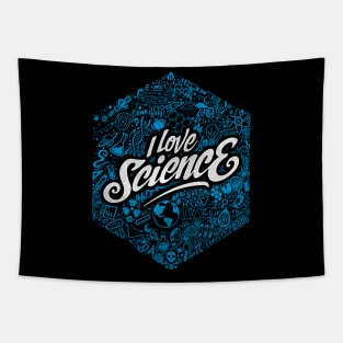 I Love Science Tapestry