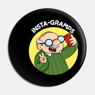 Instagramps Cute Social Media Grandpa Pun Pin