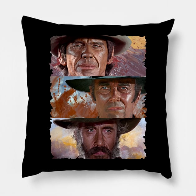 Once Upon A Time In The West Pillow by kylewright