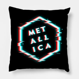 ALLICA POLYGON GLITCH Pillow