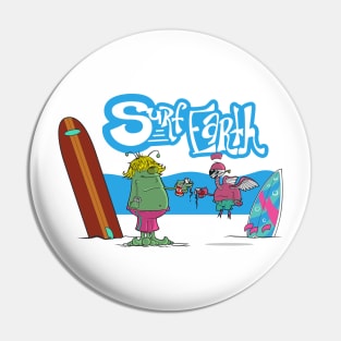 Surf Earth #1 Pin