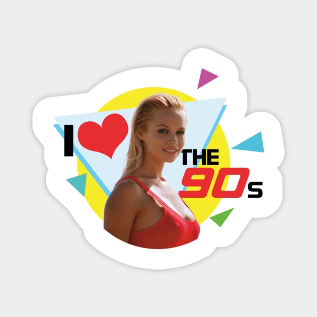 I love the 90's Magnet by Mansemat