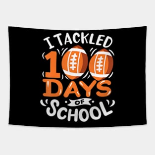 100 Days of School Football I Tackled 100 Days of School Tapestry