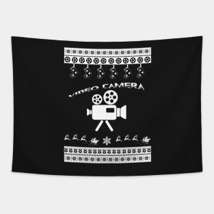 Merry Christmas VIDEO CAMERA Tapestry