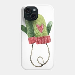 christmas gloves design Phone Case