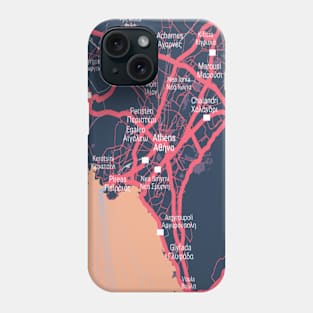 Athens colour map Phone Case