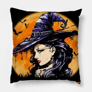 Witch In My Defense The Moon Was Full And I Was Left Unsupervised Pillow