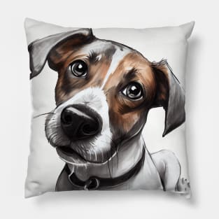 Dog Artwork Designs Pillow