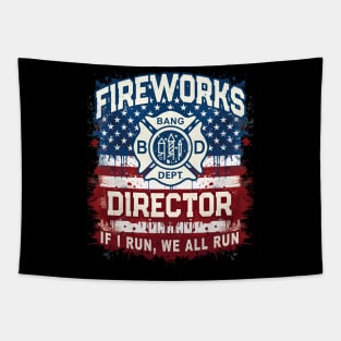 Patriotic Fireworks Director Safety Technicianro Chief Tapestry