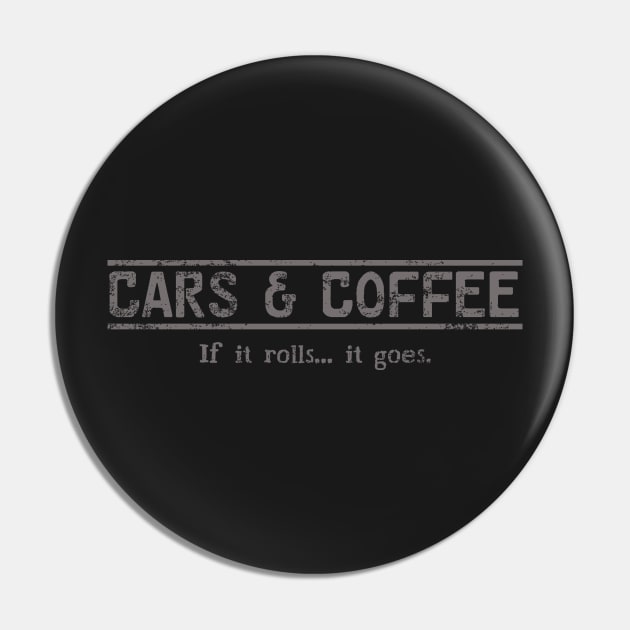 Cars & Coffee Pin by podmastermike