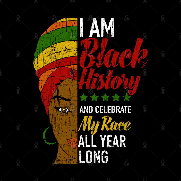 I Am Black History Afrocentric Woman by blackartmattersshop