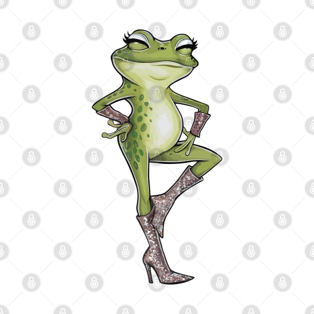 Fashionable Frog in Heels by Frogle