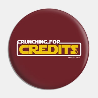 Shenanigen Play's - Crunching for Credits - Gold Pin