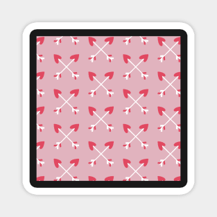 Love Arrows Valentine's Day Pattern Magnet