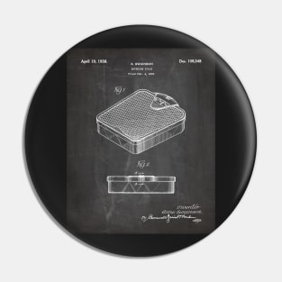 Bathroom Scale Patent - Housewarming Bathroom Art - Black Chalkboard Pin