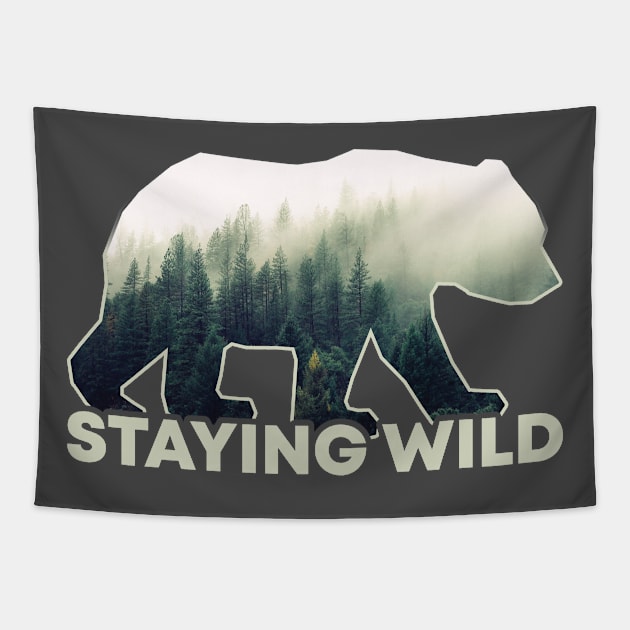 Stay Wild Tapestry by POD Anytime