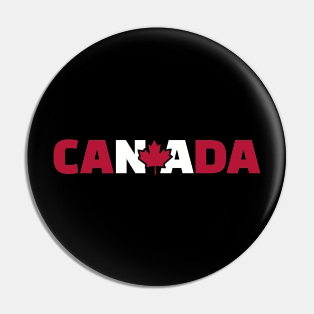 Canada flag Pin by Designzz