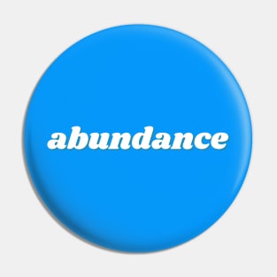 abundance Pin