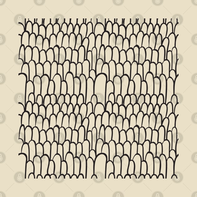 Monochrome Scale Pattern by Patternos