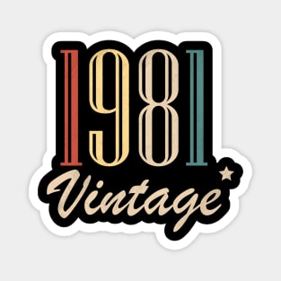 Vintage 1981 Magnet