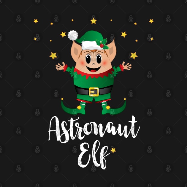 Astronaut Elf Xmas Elves Matching Family Group Christmas by ZNOVANNA