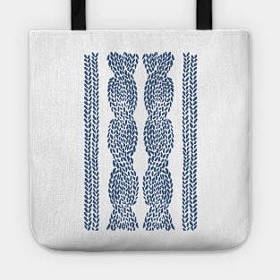 Cable 1 Navy Tote