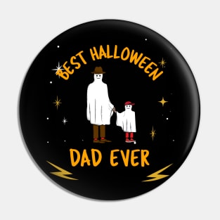 Best Halloween Dad Ever Trick or Treat Design Pin