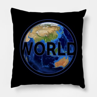 Our world with a view of the Asia gift universe Pillow