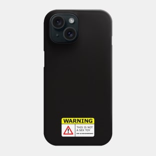 Universal Warning Label Phone Case