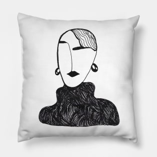 A very serious woman Pillow