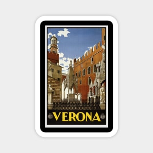 Verona vintage city graphic Magnet