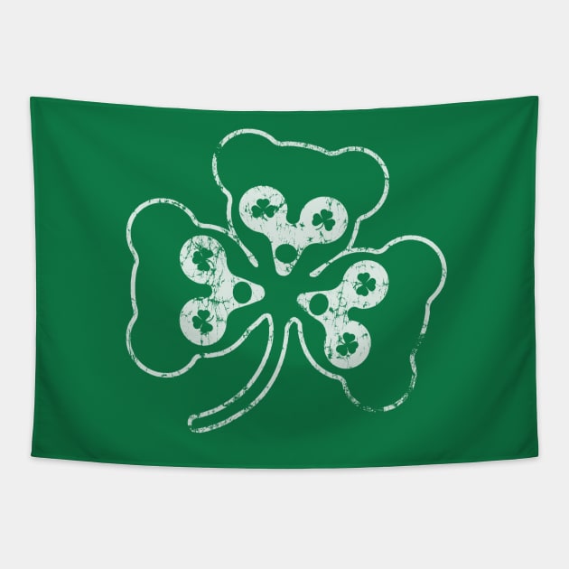 Cubish Shamrock Chicago Irish St Patrick's Day Tapestry by E