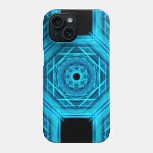 Modern and futuristic geometry Phone Case