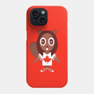 Canadian Beaver and the Red Sneakers Phone Case