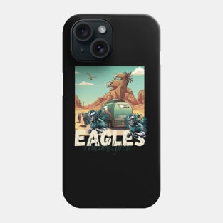 Philadelphia eagles football player graphic design cartoon style beautiful artwork Phone Case