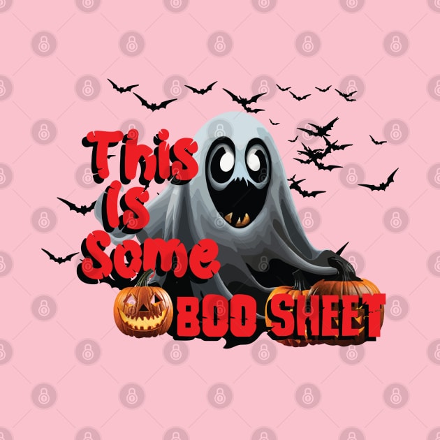 This Is Some Boo Sheet White Ghost by AqlShop